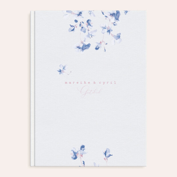 Gästebuch Hochzeit - Flower passion