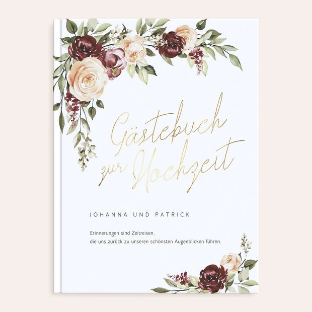 Gästebuch Hochzeit - Zarte Rhapsody