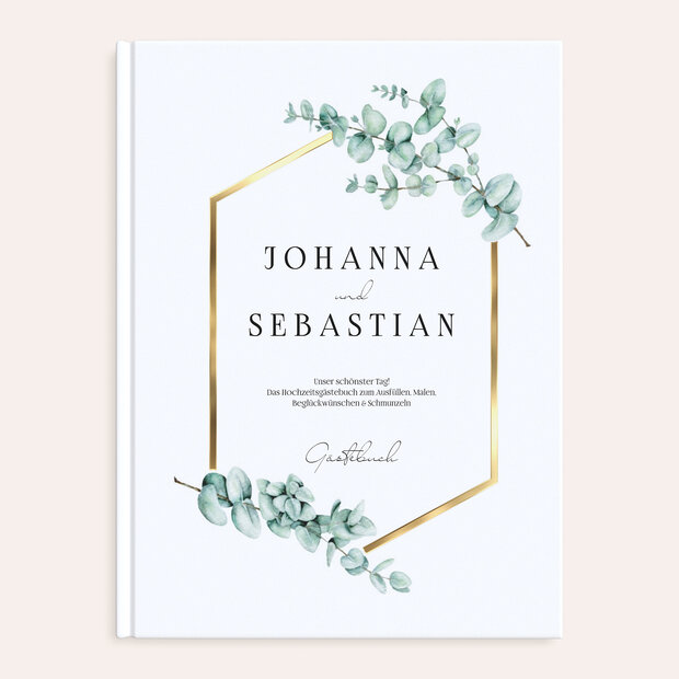 Gästebuch Hochzeit - Eucaliptus love