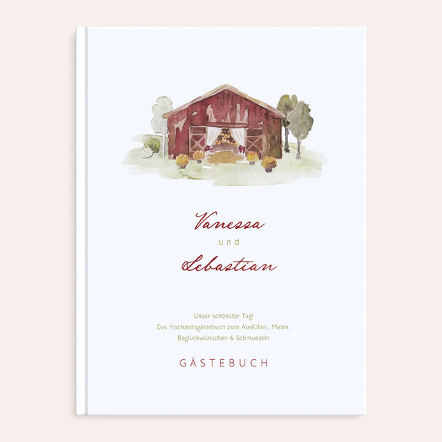 Gästebuch Hochzeit - Kleine Scheune