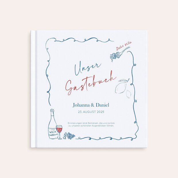 Gästebuch Hochzeit - Dolce Vita Italiana