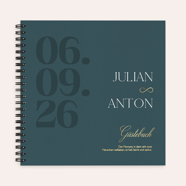 Gästebuch Hochzeit - Jetzt und für immer