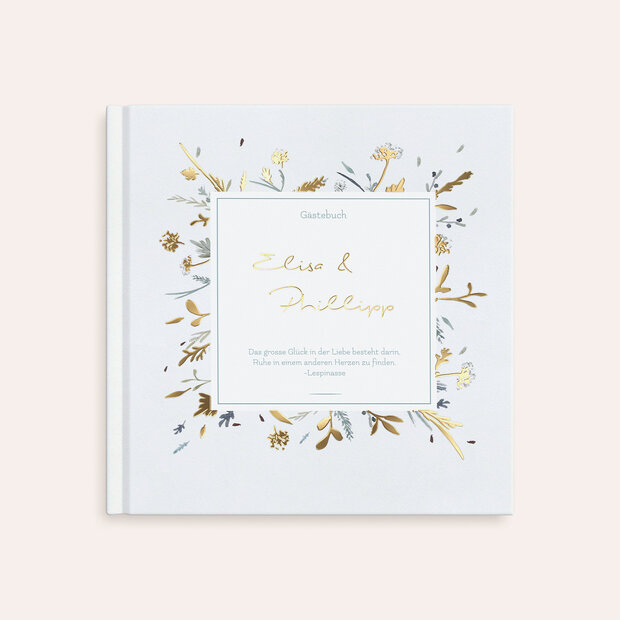 Gästebuch Hochzeit - Wiesenblume