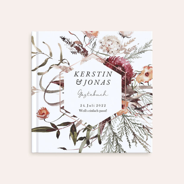Gästebuch Hochzeit - Naturfeuerwerk
