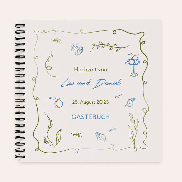 Gästebuch Hochzeit - Mediterranes Ambiente