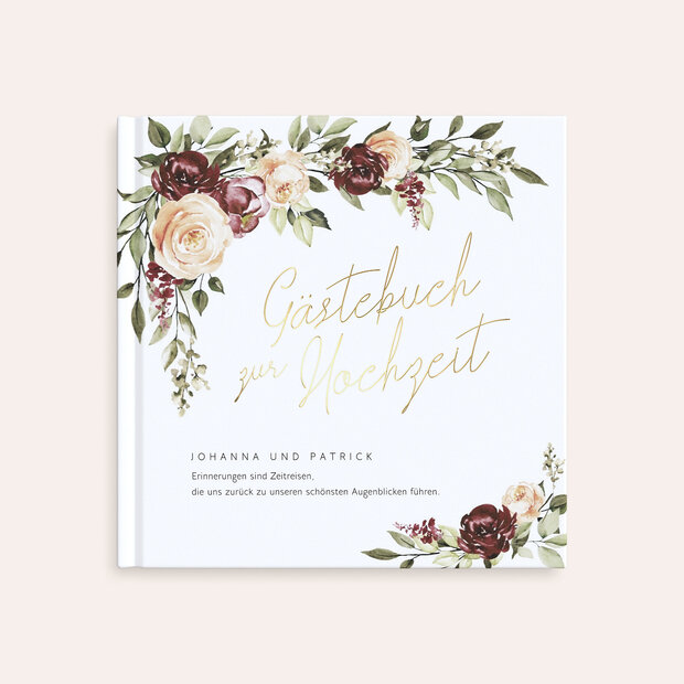 Gästebuch Hochzeit - Zarte Rhapsody
