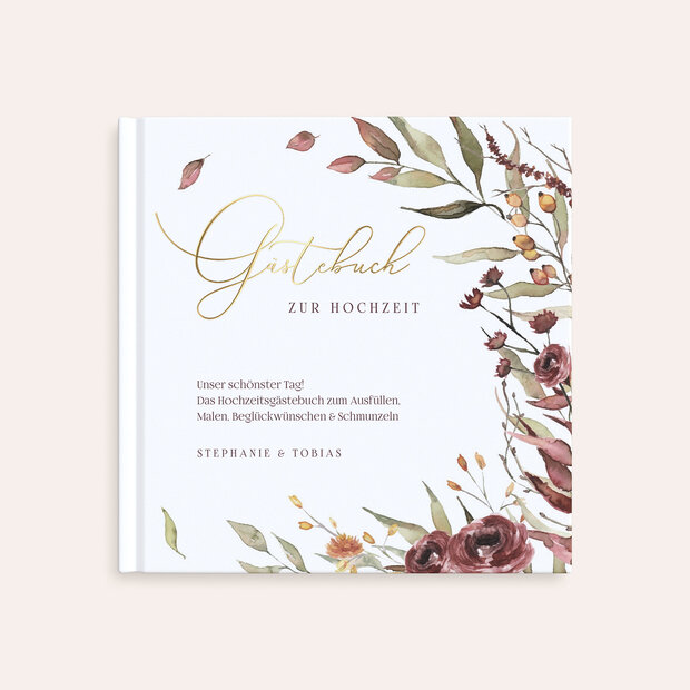 Gästebuch Hochzeit - Herbstlicher Traum