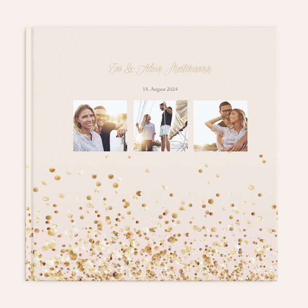 Gästebuch Hochzeit - Geflitter