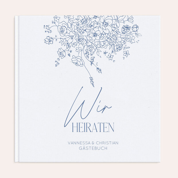 Gästebuch Hochzeit - Duft nach Sommerblumen