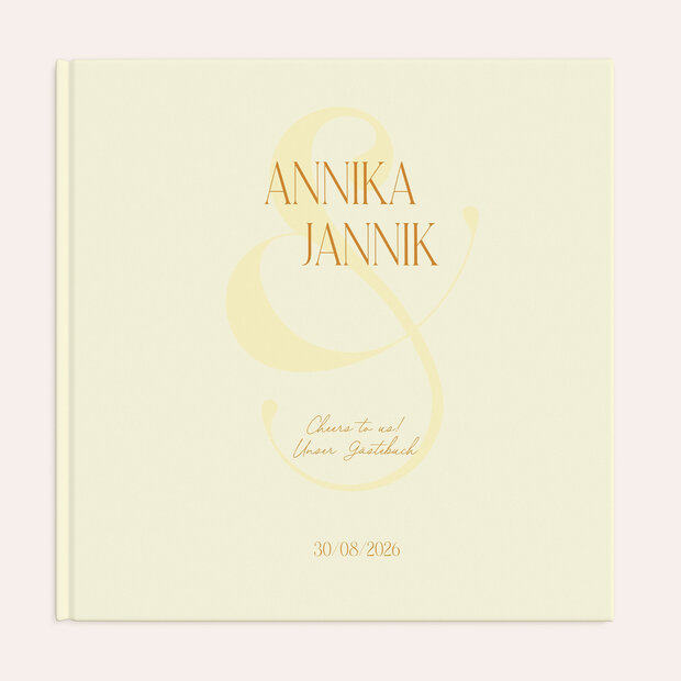 Gästebuch Hochzeit - Lemon & Lace