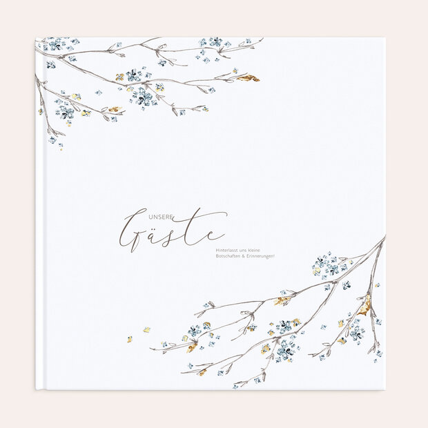 Gästebuch Hochzeit - Zeit der Blüte