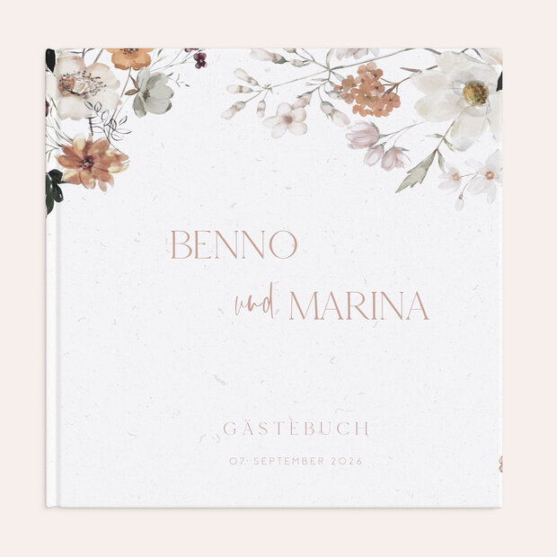 Gästebuch Hochzeit - Zärtliche Verbindung