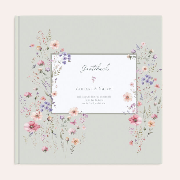 Gästebuch Hochzeit - Boho Bloom