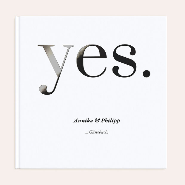 Gästebuch Hochzeit - Yes, I will