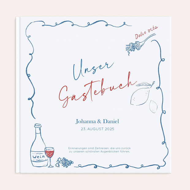 Gästebuch Hochzeit - Dolce Vita Italiana