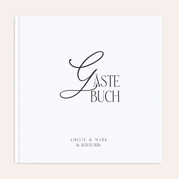 Gästebuch Hochzeit - Modern Grace