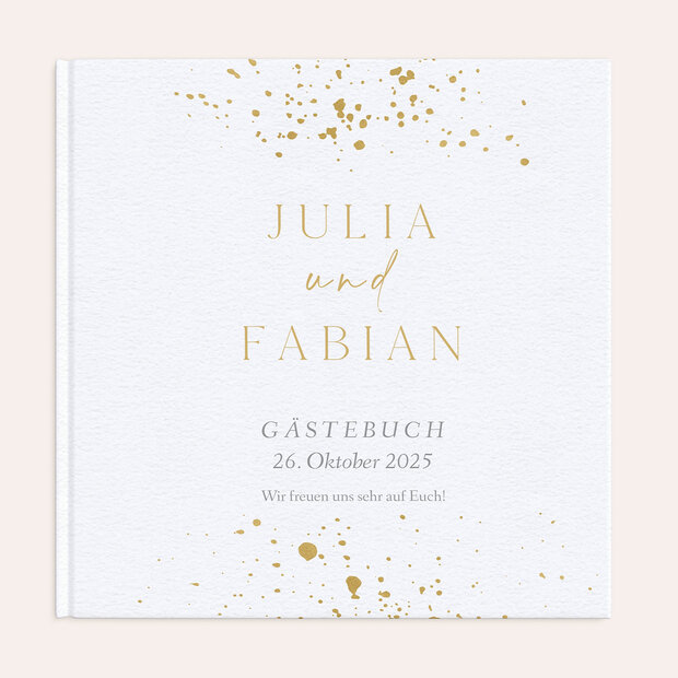 Gästebuch Hochzeit - Flitterregen