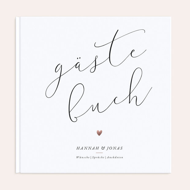 Gästebuch Hochzeit - Für immer wir