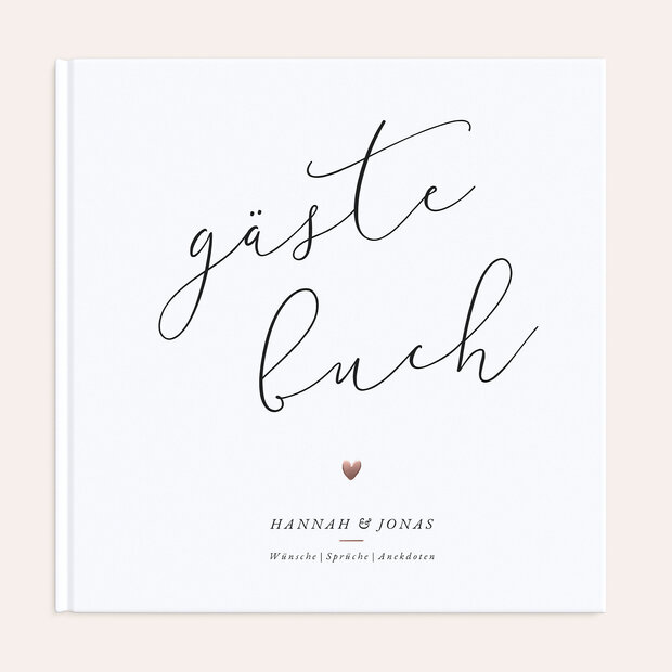Gästebuch Hochzeit - Für immer wir