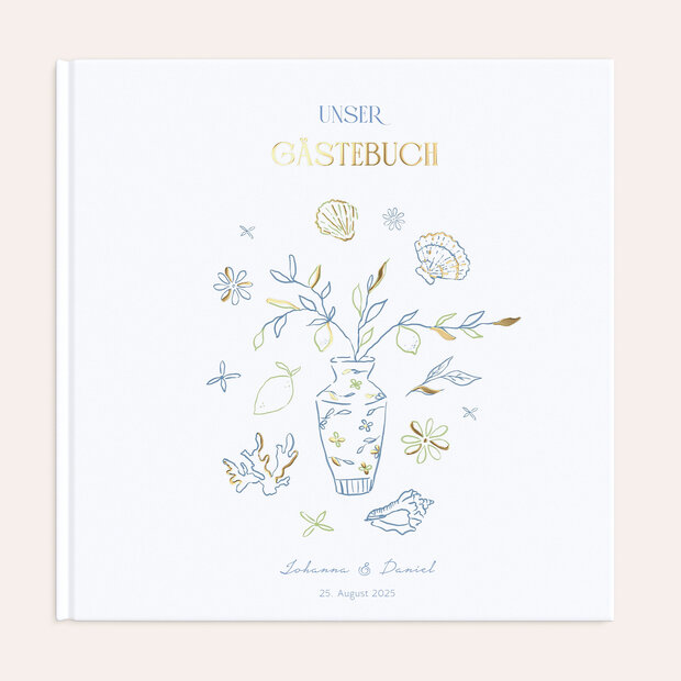 Gästebuch Hochzeit - Mediterrane Sehnsucht