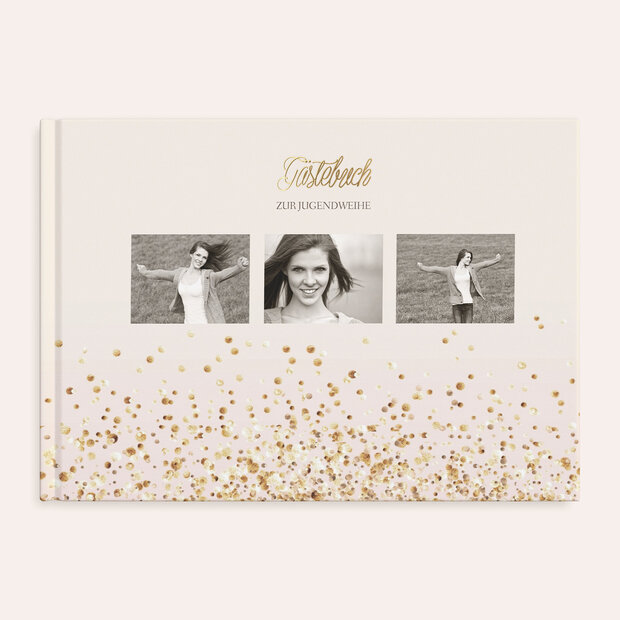 Gästebuch Jugendweihe - Geflitter Jugendweihe