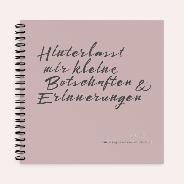 Gästebuch Jugendweihe - Geh mit