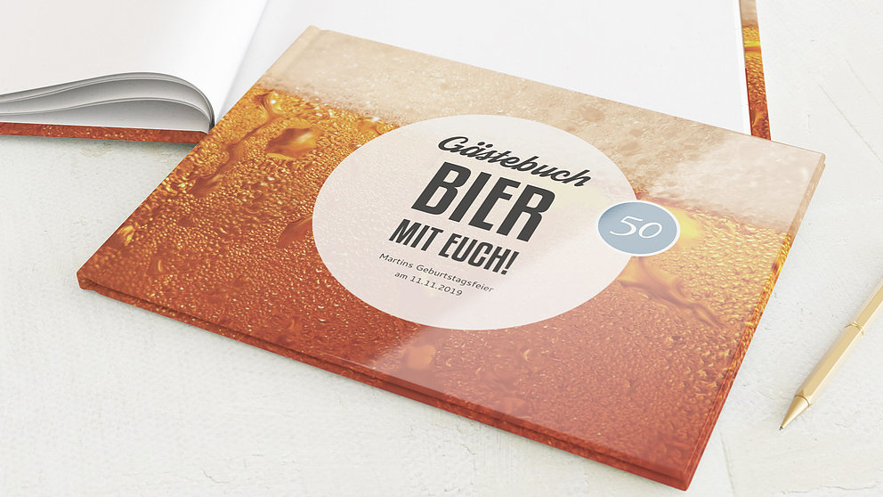 Gutschein Bier Hardcover 290x222 Mm Karamell