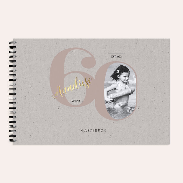 Gästebuch Geburtstag - My time 60