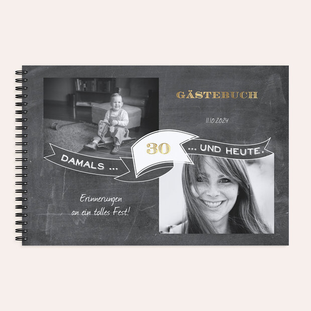 Gästebuch Geburtstag - Jahrestafel  30