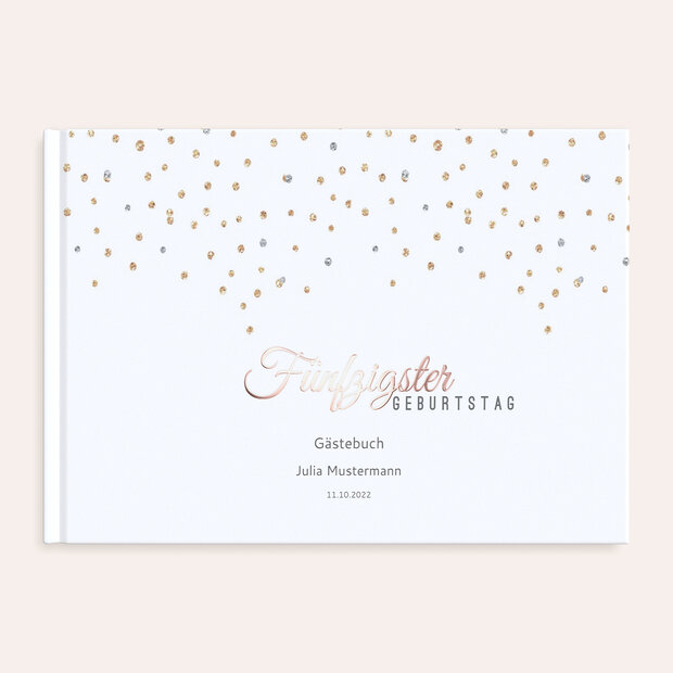 Gästebuch Geburtstag - Geburtstagsglamour