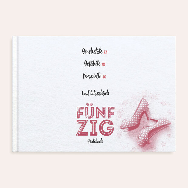 Gästebuch Geburtstag - Wahres Alter 50