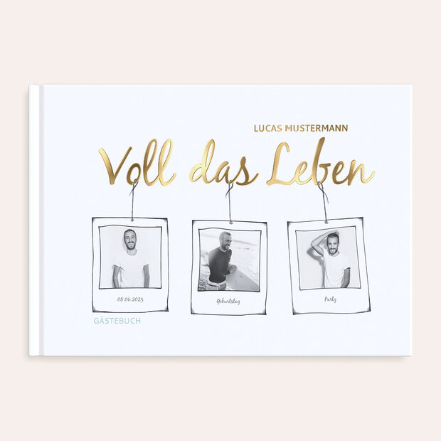 Gästebuch Geburtstag - Im Rampenlicht 30