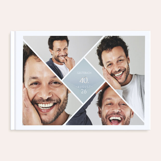 Gästebuch Geburtstag - Facetten Geburtstag 40