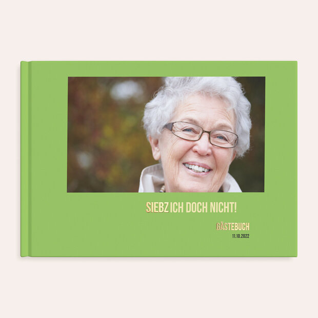 Gästebuch Geburtstag - Siebzich