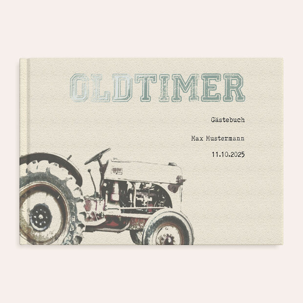 Gästebuch Geburtstag - Herr der Maschine 60