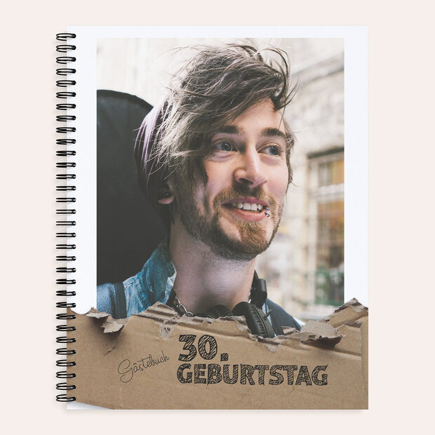 Gästebuch Geburtstag - Kartonage