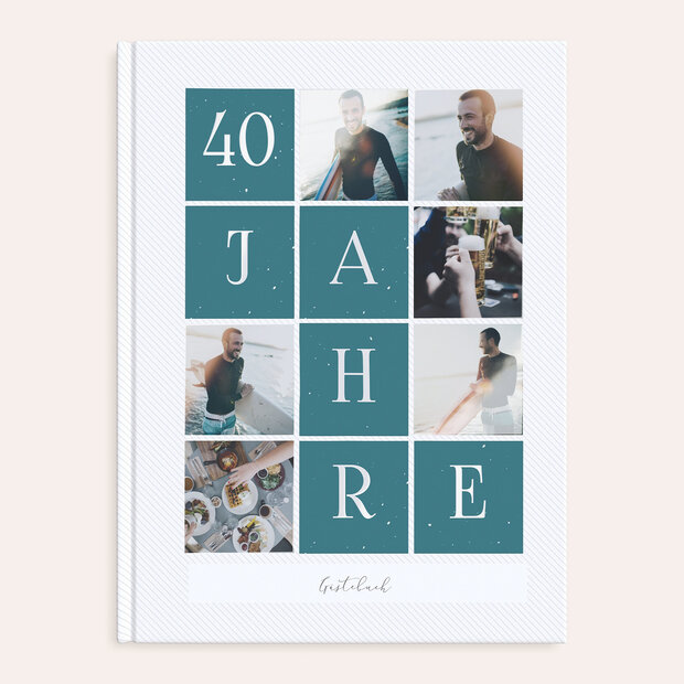 Gästebuch Geburtstag - Memento 40