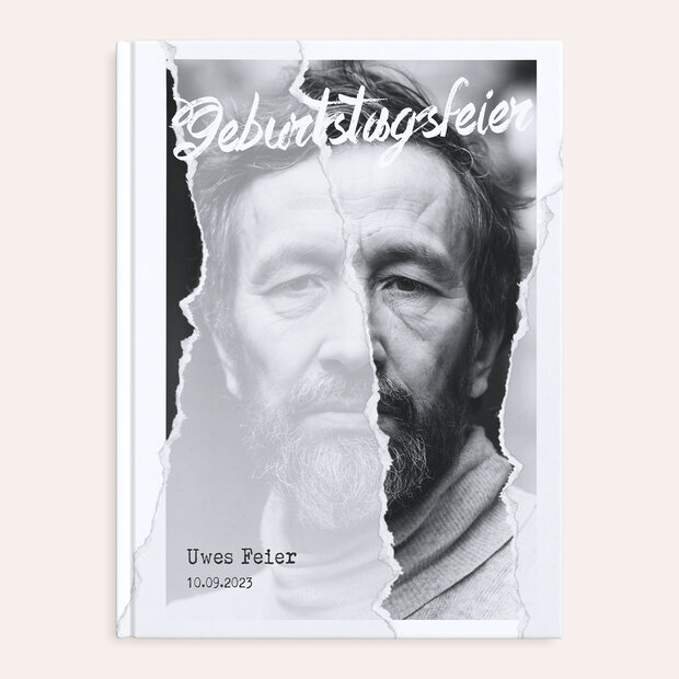 Gästebuch Geburtstag - Streiflicht