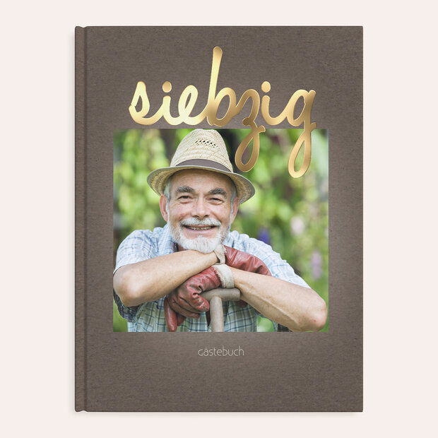 Gästebuch Geburtstag - Goldener Tag 70
