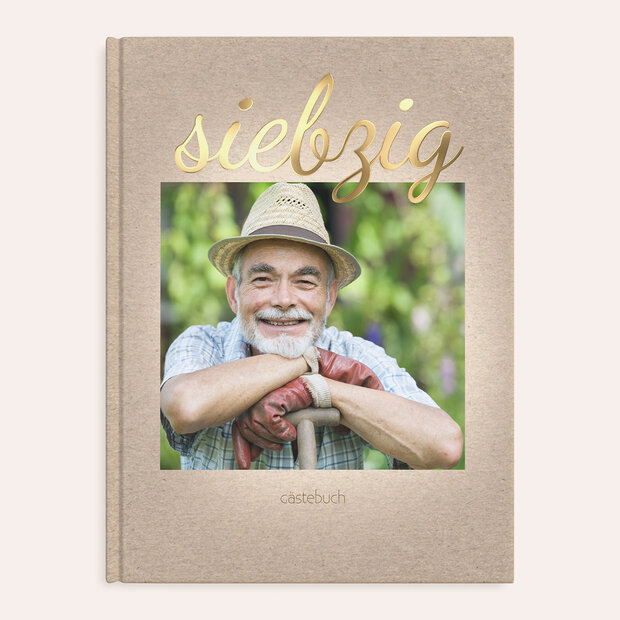 Gästebuch Geburtstag - Goldener Tag 70