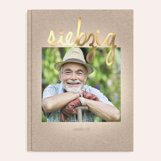 Gästebuch Geburtstag - Goldener Tag 70