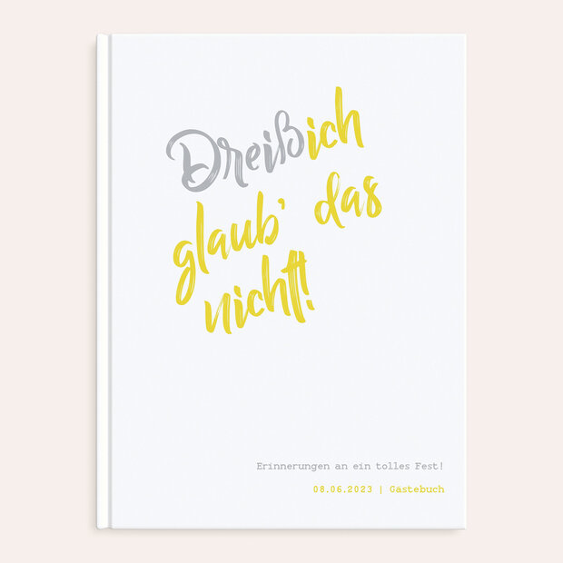 Gästebuch Geburtstag - Not me