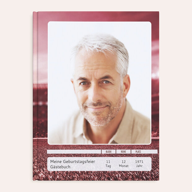 Gästebuch Geburtstag - Stadionticket