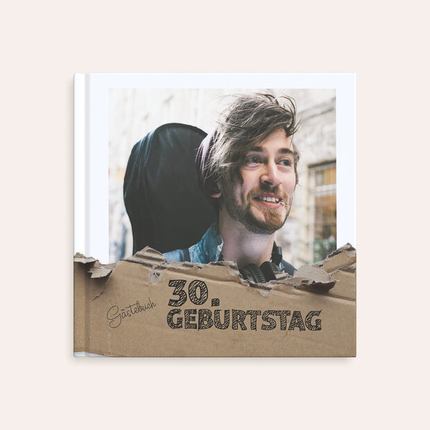 Gästebuch Geburtstag - Kartonage