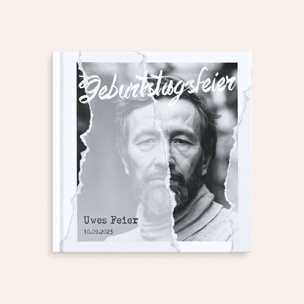 Gästebuch Geburtstag - Streiflicht