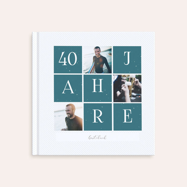 Gästebuch Geburtstag - Memento 40