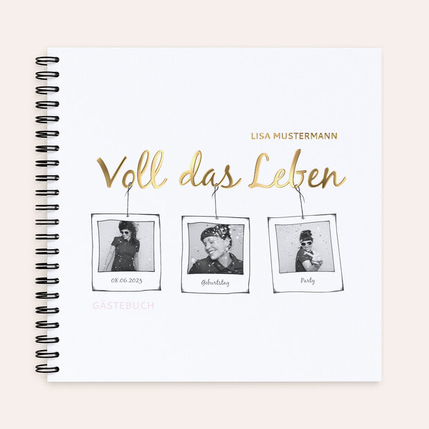 Gästebuch Geburtstag - Im Rampenlicht 30