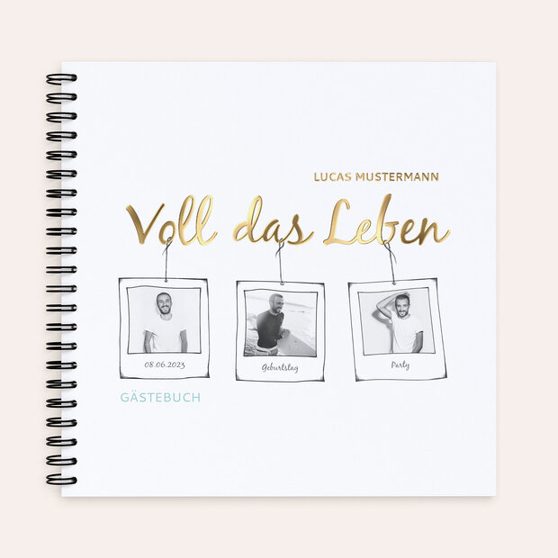 Gästebuch Geburtstag - Im Rampenlicht 30