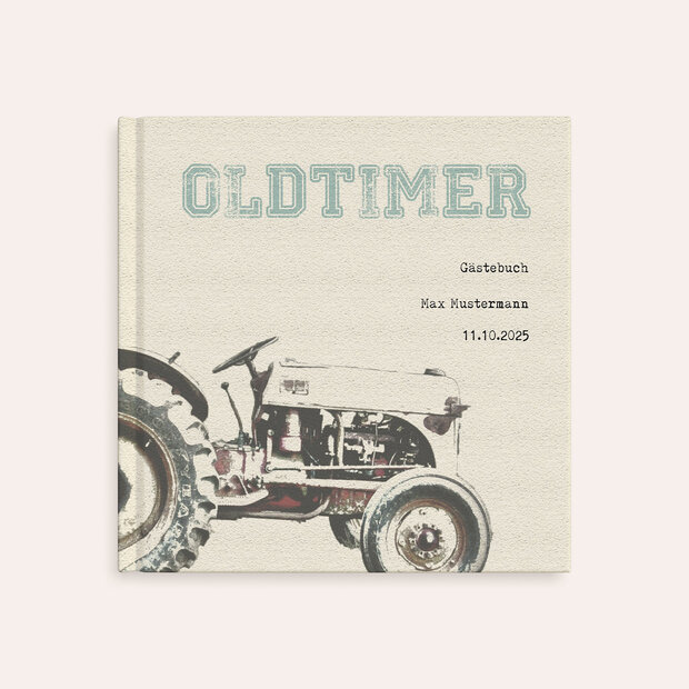 Gästebuch Geburtstag - Herr der Maschine 70