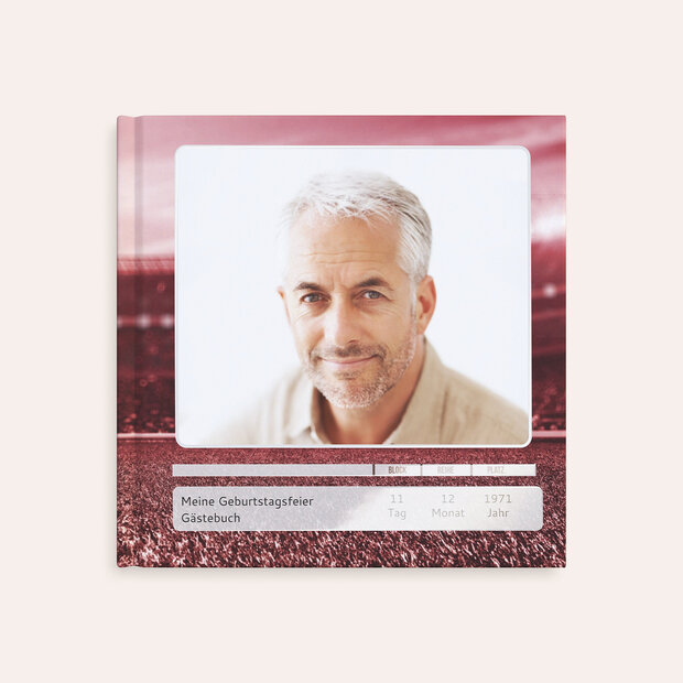 Gästebuch Geburtstag - Stadionticket